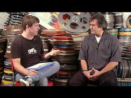 Eric interviewing Bruce Campbell