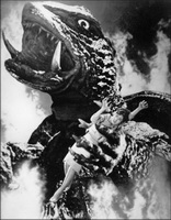 gammera gamera the invincible eats japanese lady