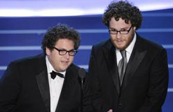 seth rogen jonah hill berry dench oscars 2008