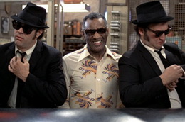 The Blues Brothers Dan Aykroyd John Belushi Ray Charles