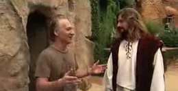 religulous bill maher theme park jesus