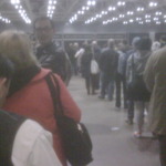 Waiting in line for SXSW goodies...need a beer. on TwitPic