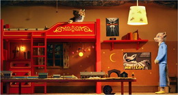 fantastic mr. fox 2009 bedroom