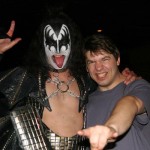 me with gene simmons tribute guy