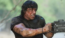 Rambo scene stealers review Stallone