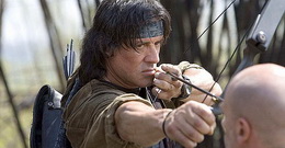 Stallone movie review scene stealers Rambo