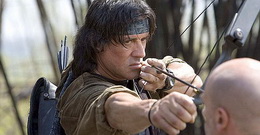 Stallone movie review scene stealers Rambo