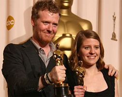 Marketa Irglova Glen Hansard Once Oscars best song Scene Stealers movie reviews Falling Slowly