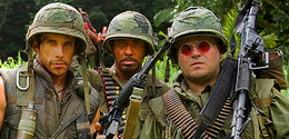 black downey jr. stiller tropic thunder