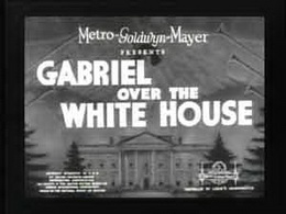 gabriel over the white house 1933 mgm
