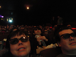 3d glasses theater
